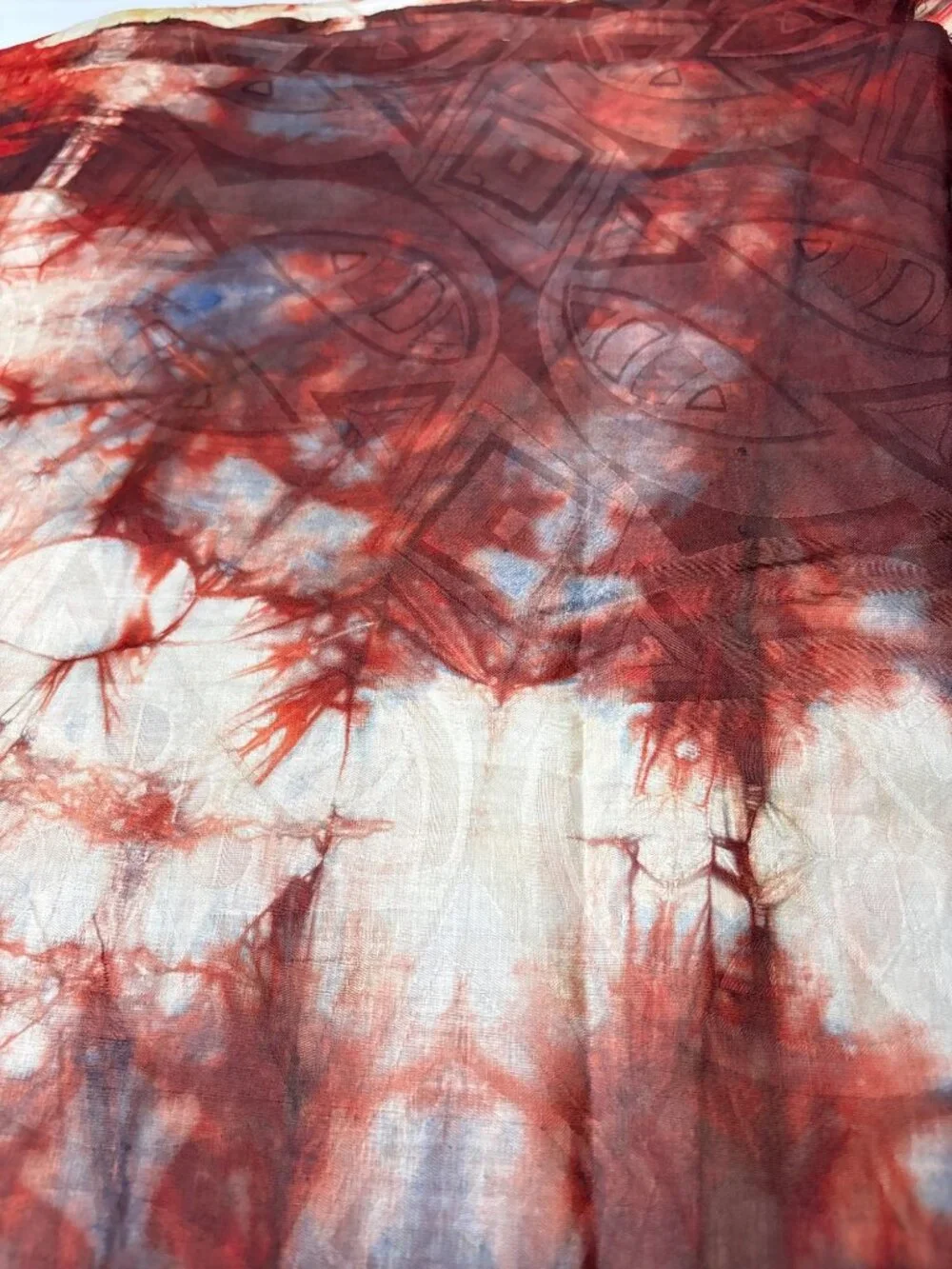 Hand-Dyed Cotton Batik Fabric 1/2 yard x 50